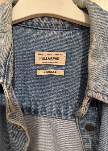 Düğmeli Mavi Kadın Denim Ceket - Görsel 2