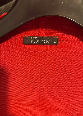 Kırmızı Kadın Triko Hırka - Görsel 2