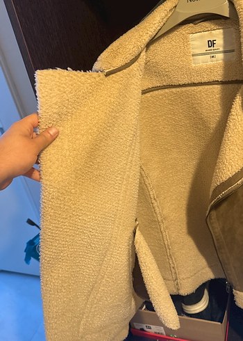 Kürk Detaylı Süet Kadın Ceket - Görsel 3