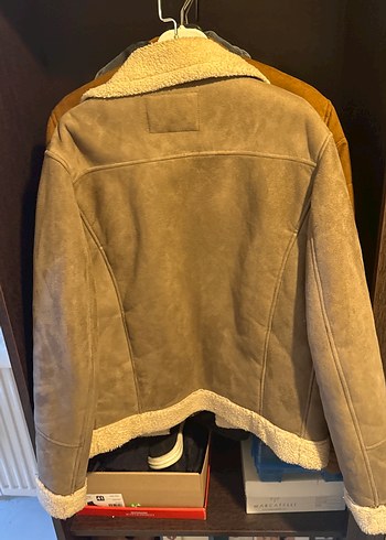 Kürk Detaylı Süet Kadın Ceket - Görsel 5