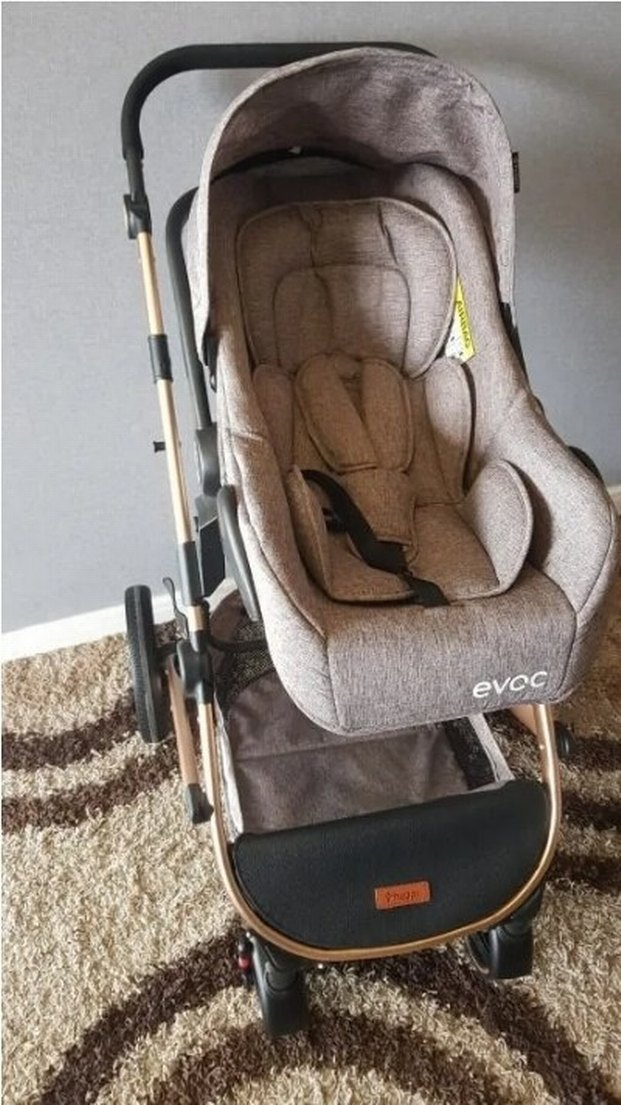 Huggy Evoc 5 in 1 Bebek Arabası - Görsel 2