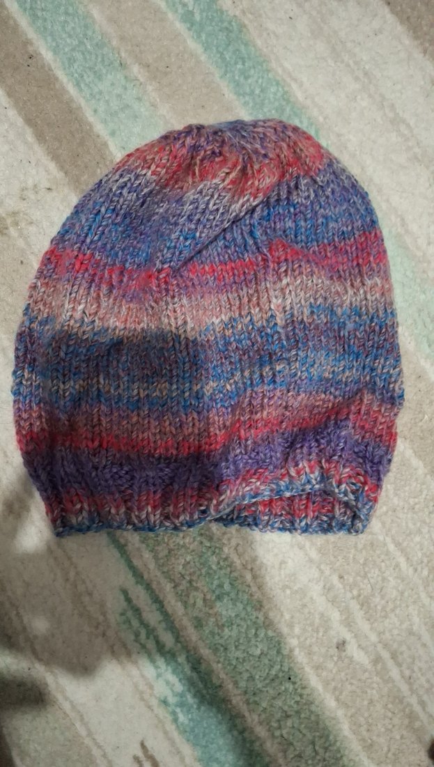 Renkli el Örgü Bohem Hırka ve şapka takım - Görsel 2