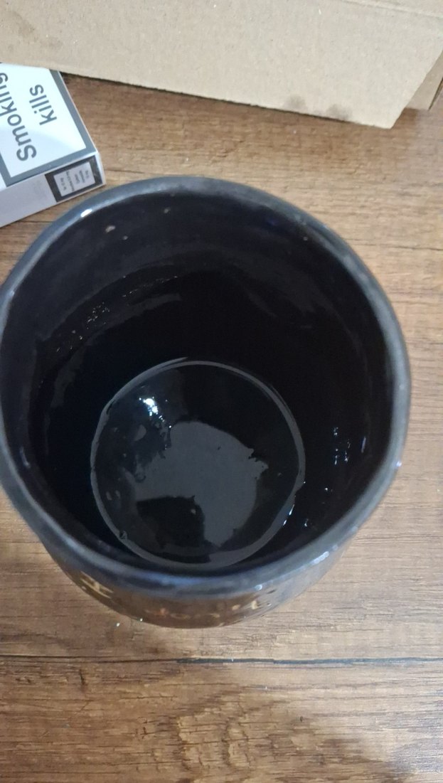 tasarım Bordo Kalp Detaylı Seramik Kupa - Görsel 3