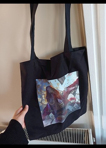 Baskılı Çok Renkli Kadın Omuz Çantası - Görsel 3