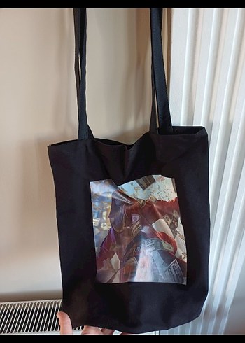 Baskılı Çok Renkli Kadın Omuz Çantası - Görsel 4