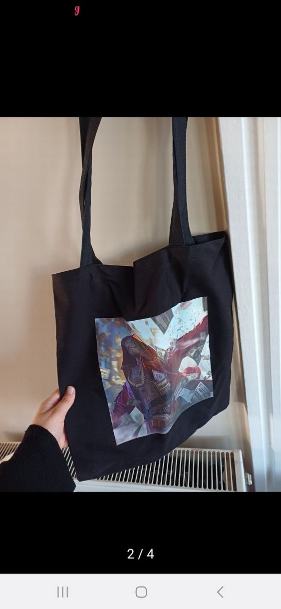 Baskılı Çok Renkli Kadın Omuz Çantası - Görsel 3