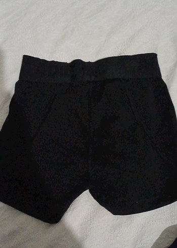 Siyah Kadın Mini Spor Şort - Görsel 2