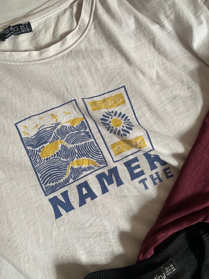 3 adet karışık tişört ve Crop - Görsel 3