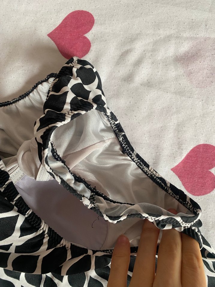 Puantiye Desenli Askılı mayo - Görsel 5