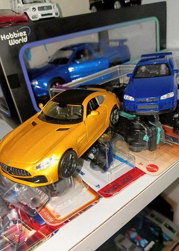r34 welly ve mercedes amg
