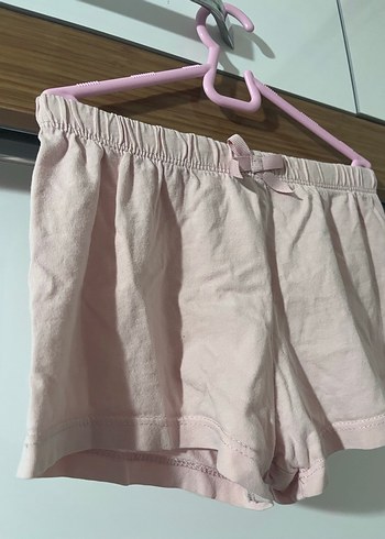 Kız Çocuk Pembe Pamuklu Şort 4-5 yaş - Görsel 2