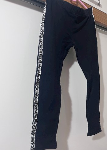 Siyah kız çocuk pantolonu 7-8 yaş - Görsel 2