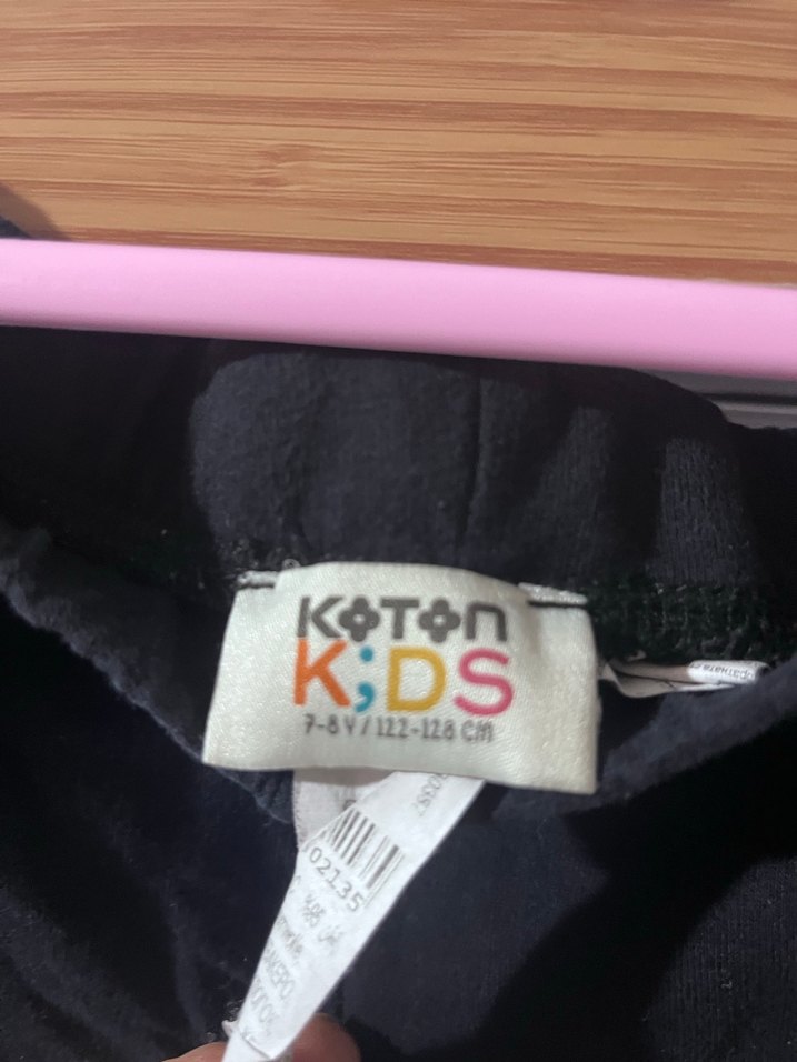 Siyah kız çocuk pantolonu 7-8 yaş - Görsel 3