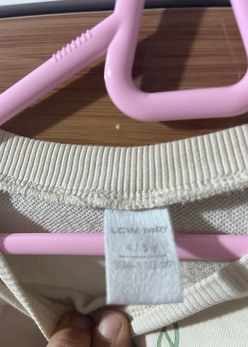 Bej Kız Çocuk Unicorn Baskılı Sweatshirt 4-5 yaş - Görsel 3