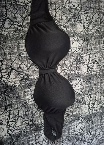 Siyah Straplez Bikini - Görsel 4