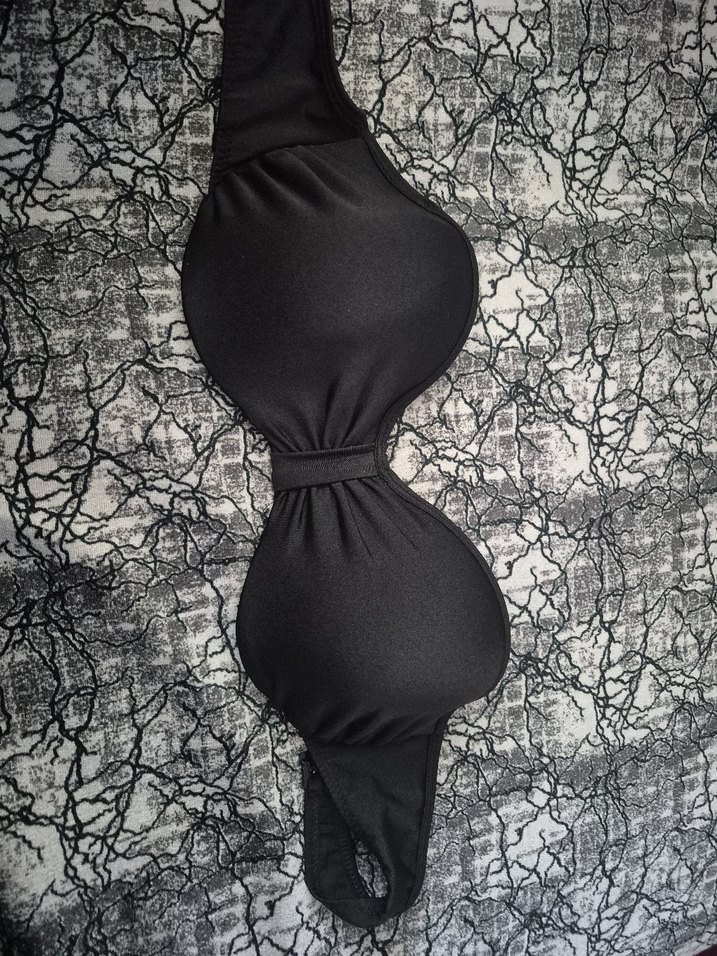 Siyah Straplez Bikini - Görsel 4