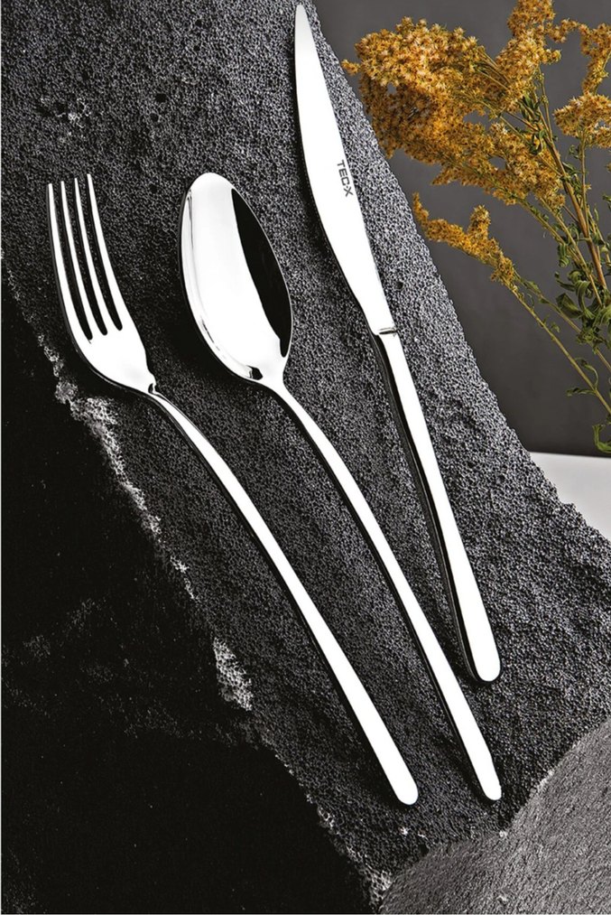 TEC X ÇATAL KAŞIK BIÇAK SETİ - Görsel 2