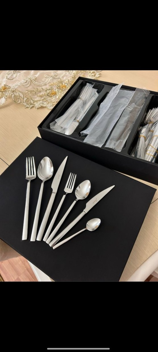 JUMBO 12 KİŞİLİK Çatal Bıçak Kaşık Seti - Görsel 2