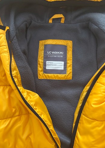 Sarı Erkek Çocuk Kapüşonlu Mont - Görsel 2