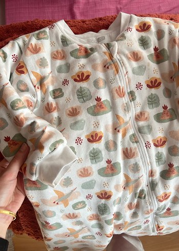 Çiçekli Baskılı Bebek Uyku Tulumu 2.5 tog - Görsel 3