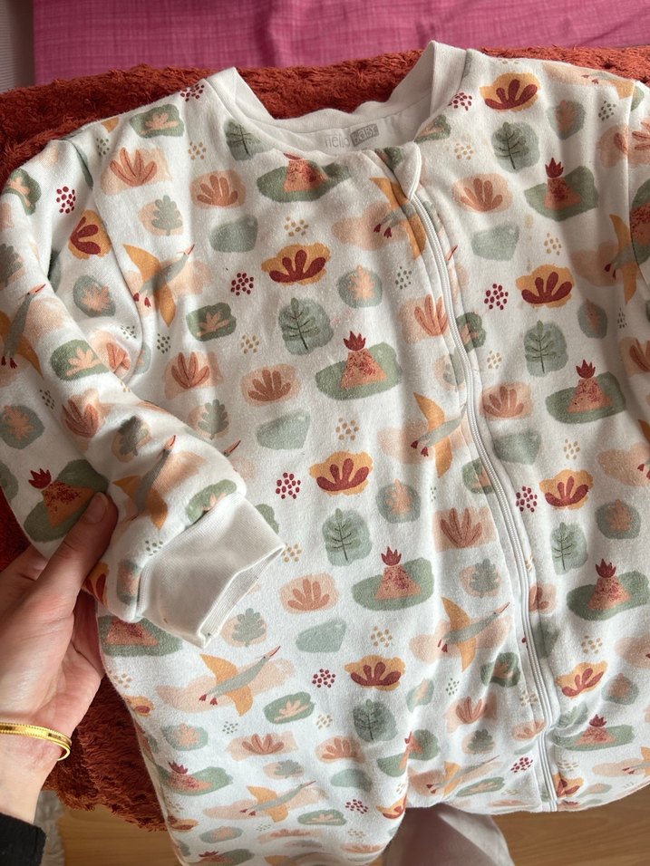 Çiçekli Baskılı Bebek Uyku Tulumu 2.5 tog - Görsel 3