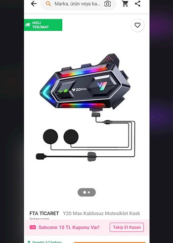 Kırmızı Gri Desenli Biker Motosiklet Kaskı - Görsel 3