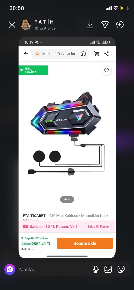 Kırmızı Gri Desenli Biker Motosiklet Kaskı - Görsel 3