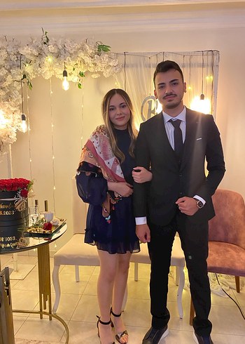 LACİVERT ELBİSE - Görsel 2