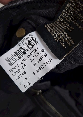 Mavi Jeans Serenay Antrasit Kadın Denim pantolon - Görsel 6