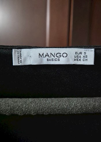 Mango siyah dizalti elbise - Görsel 6