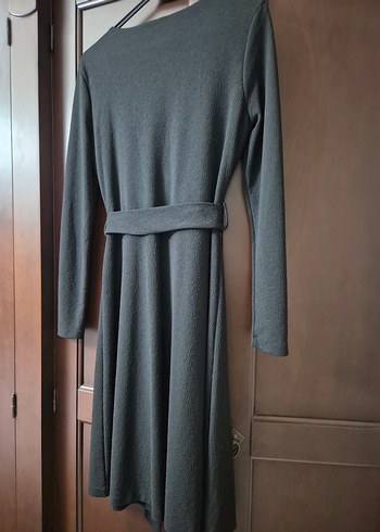 Mango siyah dizalti elbise - Görsel 3