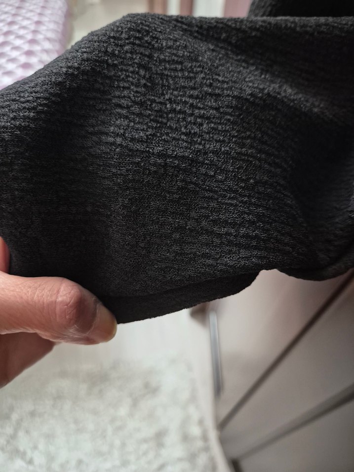 Mango siyah dizalti elbise - Görsel 5