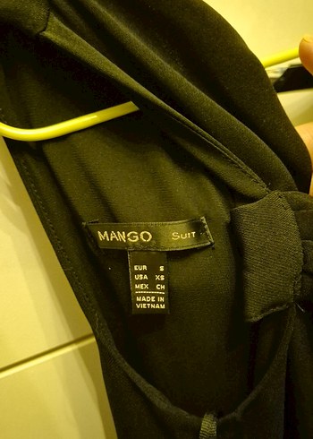 Mango Siyah Midi Elbise - Görsel 4