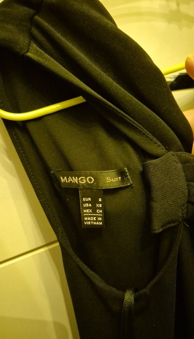 Mango Siyah Midi Elbise - Görsel 4