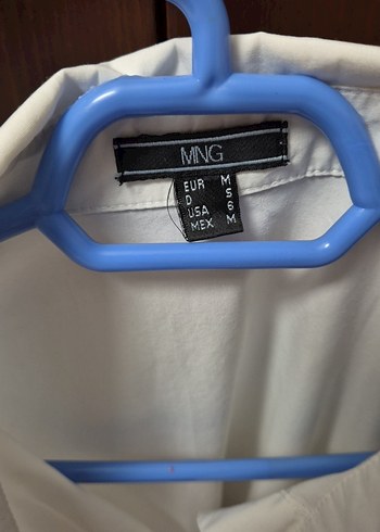 Mango Beyaz Pamuklu Kadın Gömlek - Görsel 3