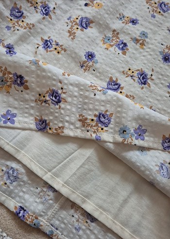 Dilvin Çiçek Desenli İnce Askılı Mini Elbise - Görsel 3