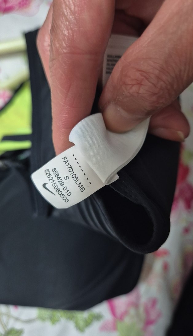 Nike önden Fermuarlı Siyah Spor Sütyeni / bra - Görsel 4