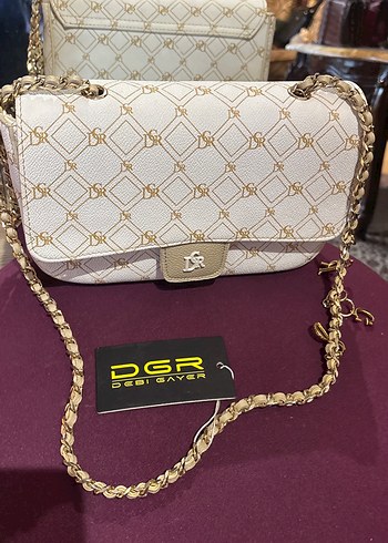 DGR Zincir Detaylı Beyaz Kadın Çanta - Görsel 2