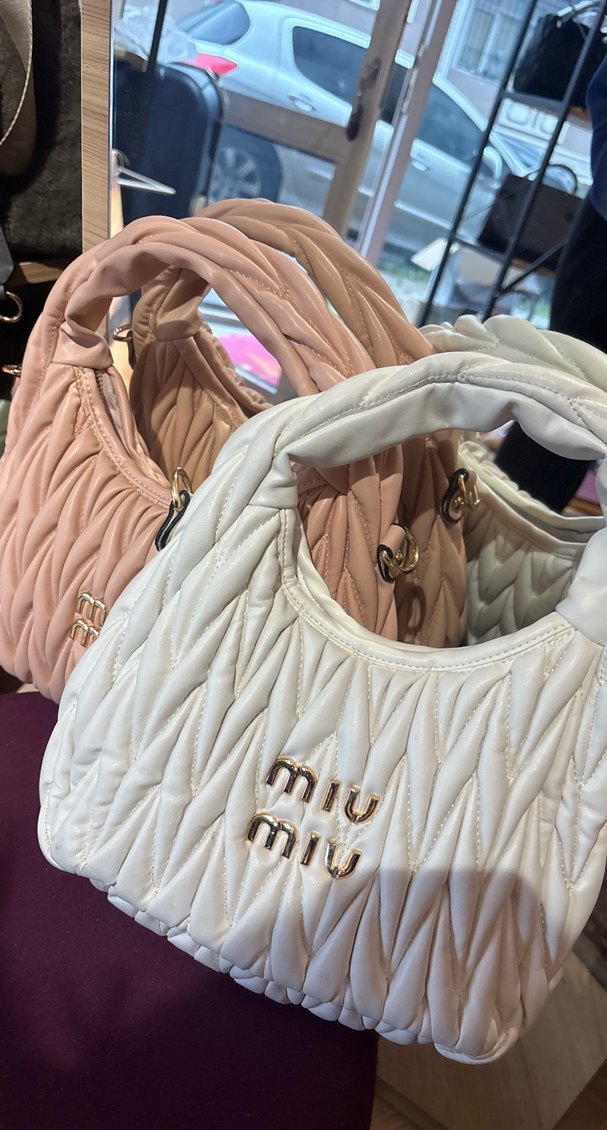 Miu Miu Beyaz Fermuarlı Kadın Çanta - Görsel 2