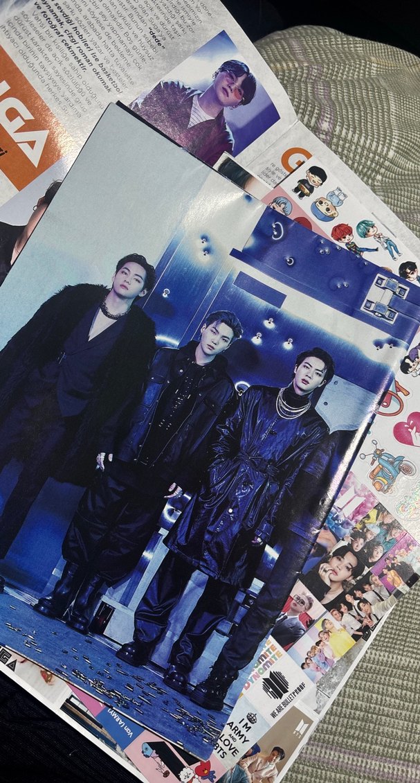 BTS Özel Sayısı - Sticker, Poster ve Foto Kartlar - Görsel 3