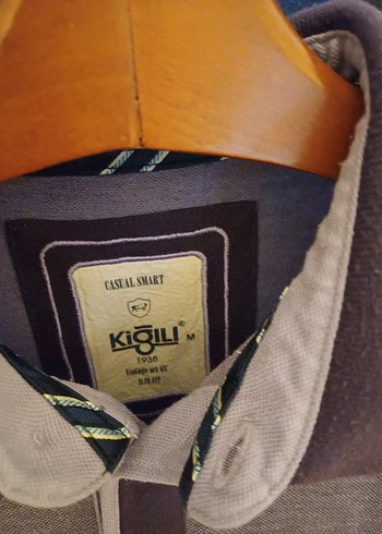 Kiğılı Bej Kısa Kollu Erkek Polo Tişört - Görsel 2