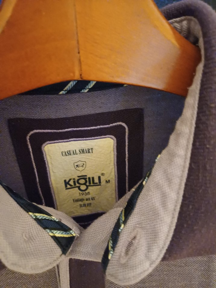 Kiğılı Bej Kısa Kollu Erkek Polo Tişört - Görsel 2