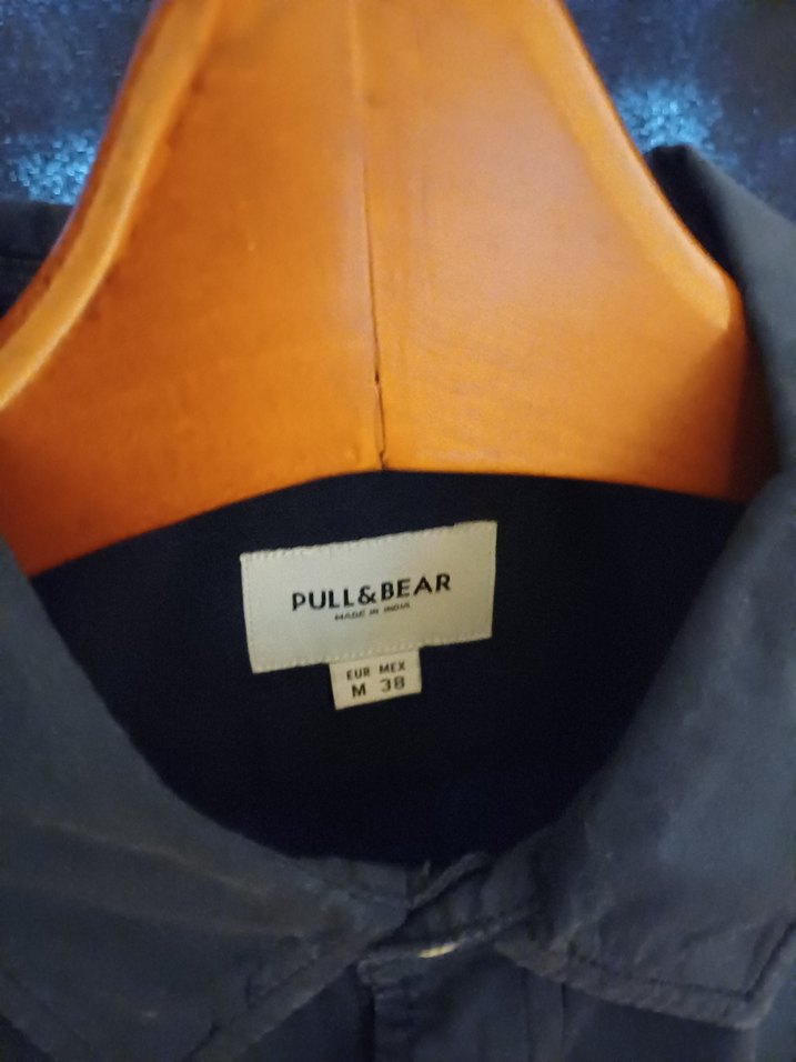 Lacivert Regular Fit Uzun Kollu Erkek Gömlek - Görsel 2