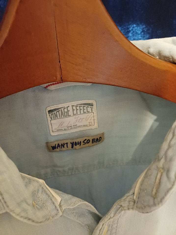 Vintage Effect Marka Erkek Keten Beyaz Kısa Kollu Gömlek - Görsel 2