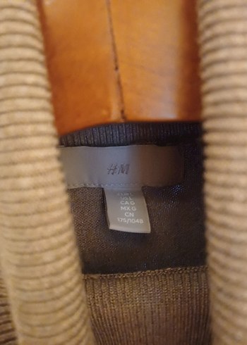 Gri Erkek Boğazlı Örgü Kazak - Görsel 2