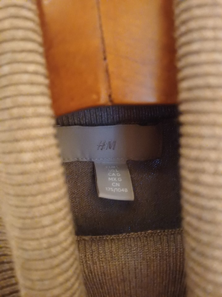 Gri Erkek Boğazlı Örgü Kazak - Görsel 2