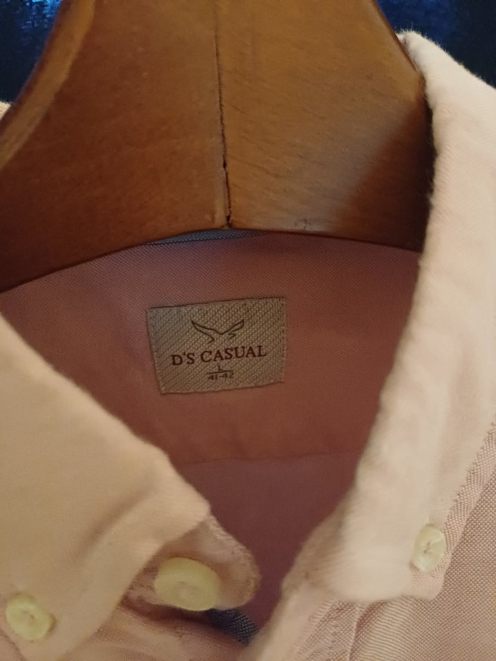 Pudra Rengi D's Damat Marka Keten Erkek Gömlek - Görsel 2