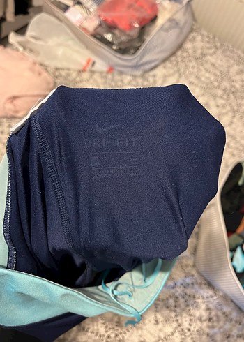 Lacivert Bağcıklı Spor Tayt - Görsel 5