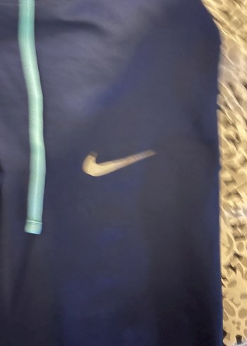 Lacivert Bağcıklı Spor Tayt - Görsel 2