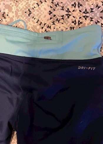 Lacivert Bağcıklı Spor Tayt - Görsel 4